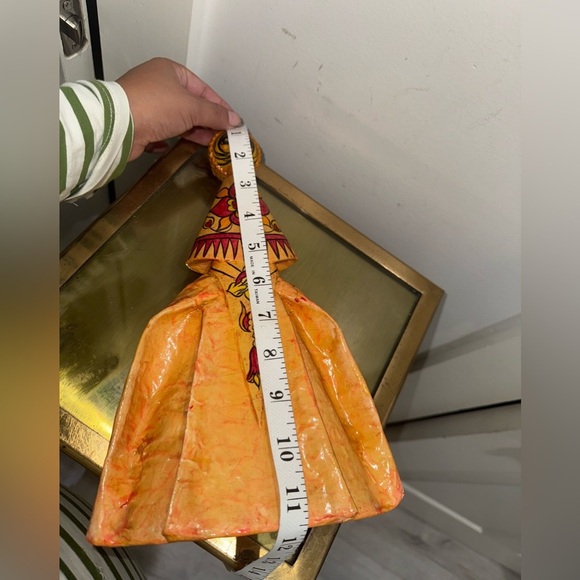 Paper Mache  by Pierre Lavat Mexican Folk Art Doll Figurine - Picture 7 of 8